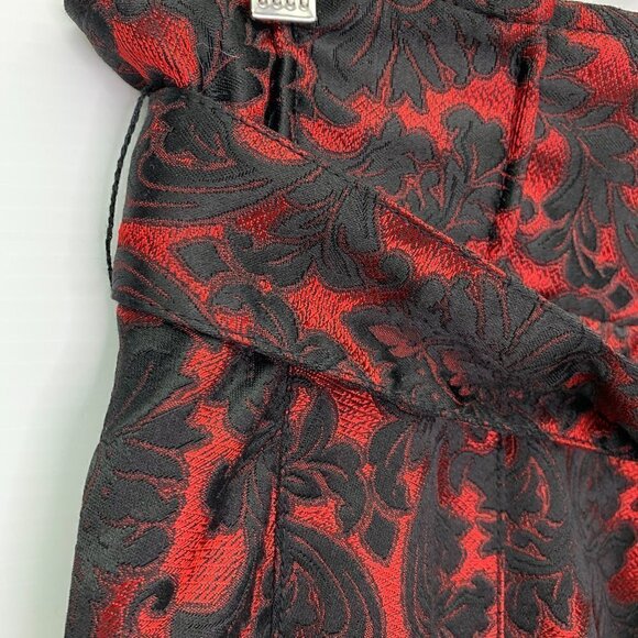 New York & Co Midi Skirt Size 8 Floral Jacquard Midi Party Wedding - Picture 5 of 12